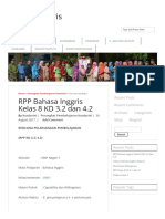 RPP Bahasa Inggris Kelas 8 KD 3.2 Dan 4.2 – Bahasa Inggris