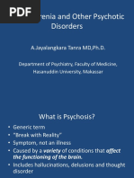 (Sept 14, 12) Schizophrenia and Other Psychotic Disorders