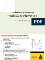 The Balance Between Markets and Intervention: IB Econ Chapter 33