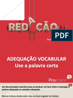 Adequacao Vocabular Use A Palavra Certa