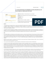 Es Válida La Notificación Por Carta Documento Al Empleador Que Fue Devuelto Por El Correo Por Estar El Domicilio Cerrado y Se Dejó Aviso de Visita