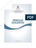 Perfiles Docentes 16 de Julio Del 2015