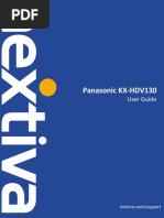 Panasonic KX HDV130 User Guide v1.0