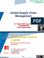Global Supply Chain Management: Dr. Tukhas Shilul Imaroh, MM 081289047582 081311224534 (WA)