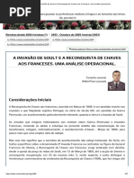 A Invasão de Soult e a Reconquista de Chaves Aos Franceses. Uma Análise Operacional