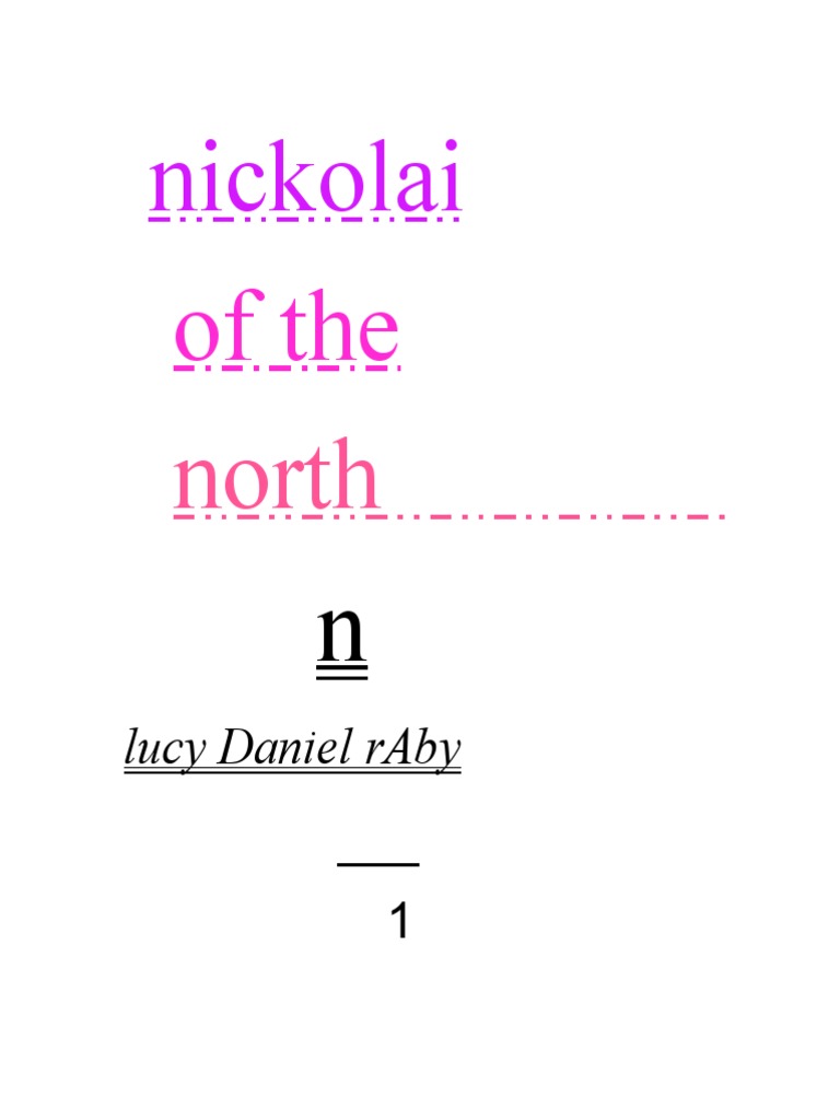 Nickolai: of The | PDF