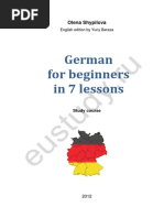 German for Beginners