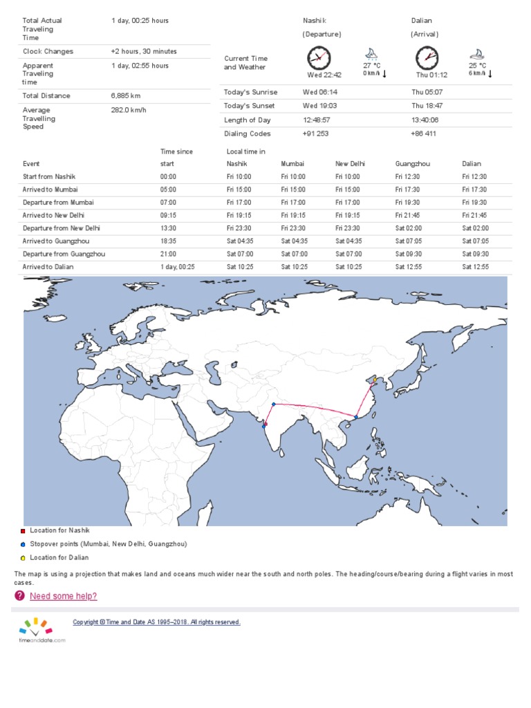 Mobilisation Travel Time Calculator PDF Hour Scientific Observation