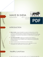 Make in India: Food Processing Team 11-P.Sai Pranavi Pranai Reva