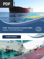 OCIMF MEG4: Updated Mooring Guidelines | PDF | Ships