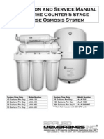 Water Filter 5-Stage Manual