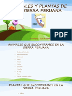 Animales y Plantas de La Sierra Peruana