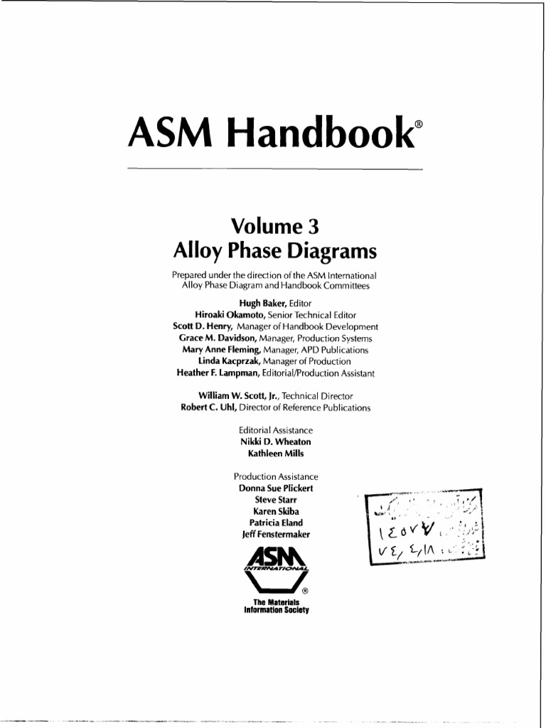 ASM Vol-3 | PDF | Phase Rule | Phase (Matter)