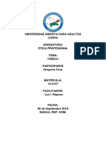 Tarea 1 Etica Profersional Gregoris Cruz