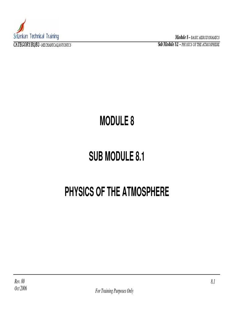 Basic Aerodynamics: Atmosphere Physics | PDF | Atmospheric Pressure ...
