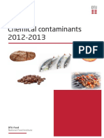 Chemical Contaminants 2012 2013