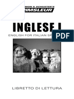 Languages - Pimsleur English For Italian Speakers I - Libretto Di Lettura