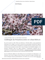 Celebração Da Primavera Entre Os Celtas Ibéricos - Bosque Ancestral PDF
