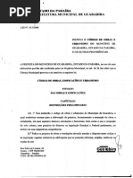 Código de Obras e Urbanismo Lei-813-2008 TEXTO