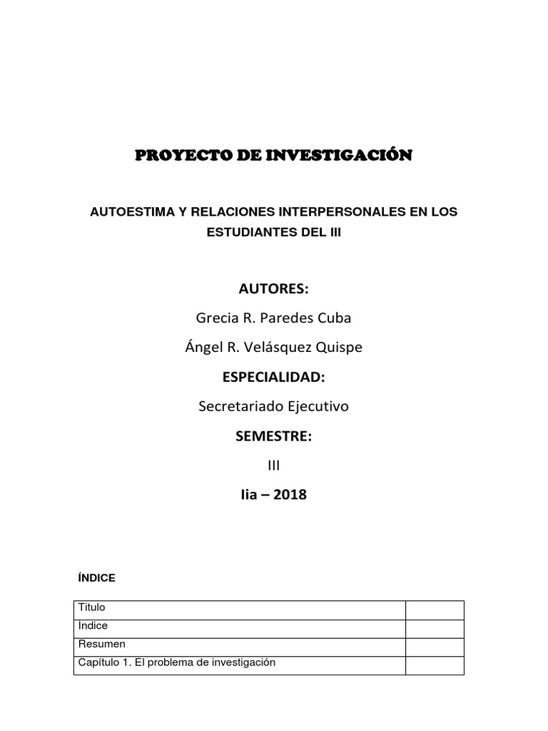Autoestima y relaciones interpersonales | PDF | Autoestima | Socialización