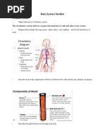 Body System Checklist 1