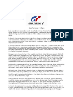Gran Turismo 4 - B-Spec - Press Release