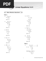 Linear Equation@Persamaan Linear 1 Dan 2