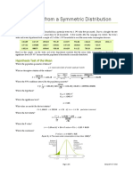 Single Sample Hypothesis Testing