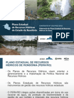 Plano Estadual de Recursos Hídrico de RO 2017