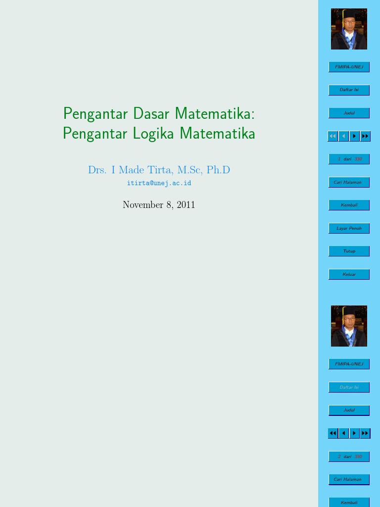 Pengantar Logika Matematika | PDF | Teknologi & Rekayasa