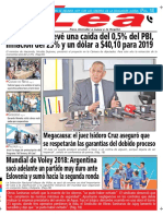 Periódico Lea Martes 18 de Septiembre Del 2018