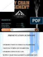 Supply Chain of Itc Cigarattes