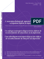 A Neuropsychological Approach For Emotion Recognition Deficits in Depression