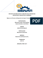 Mejora en El Proceso de Reparación de Caja de Transmisión y Diferencial PDF