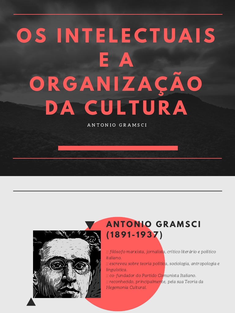 Os Intelectuais e A Organização Da Cultura | PDF | Antonio Gramsci ...
