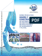 Norma diseño y construccion sistemas agua, saneamiento y pluvial.pdf