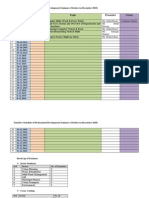 Tentative Schedule of Seminar