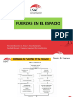 Estática I Sistema Tridimensional de Fuerza.