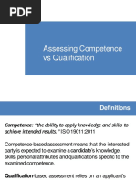 Competence Vs Qualification