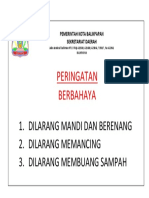 Papan Peringatan