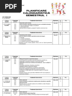 Planificare Calendaristica Joc Miscare Clasa4