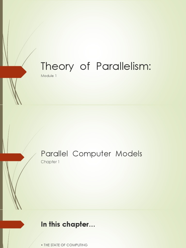 Overview of Parallel Computer Models | PDF | Parallel Computing | Compiler