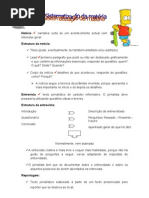 sistematização da matéria