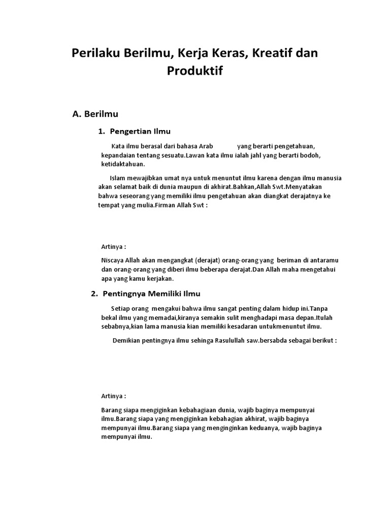 Teks Pidato Tentang Derajat Orang Berilmu Kumpulan Referensi Teks Pidato