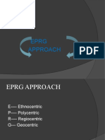 EPRG approach to global marketing orientations