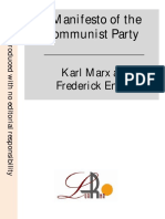 Manifiesto of The Communist Party