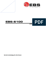 Industrial Ink-Jet Printer Ebs-6100 - User's Manual