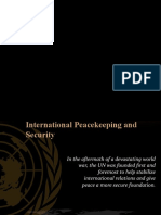 The UN Objectives - J.O's Report