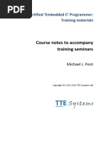 Certified Embedded C Notes V01a