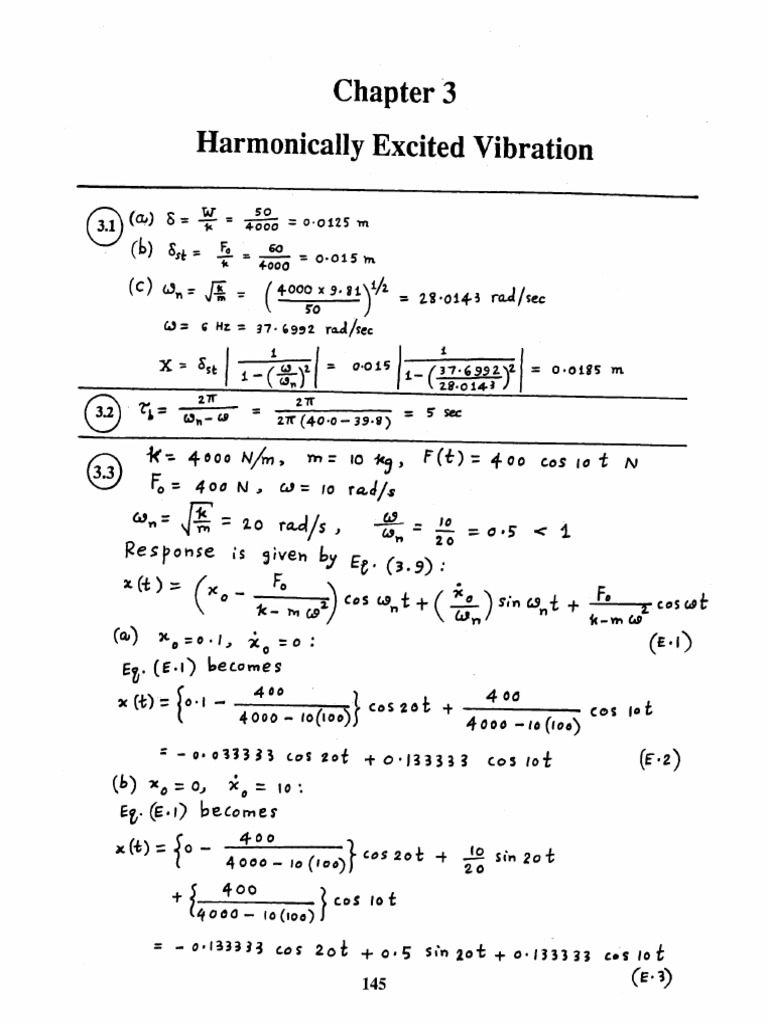 218983654 Mechanical Vibrations by SS Rao 4th Edition Solution Manual  Chapter 03